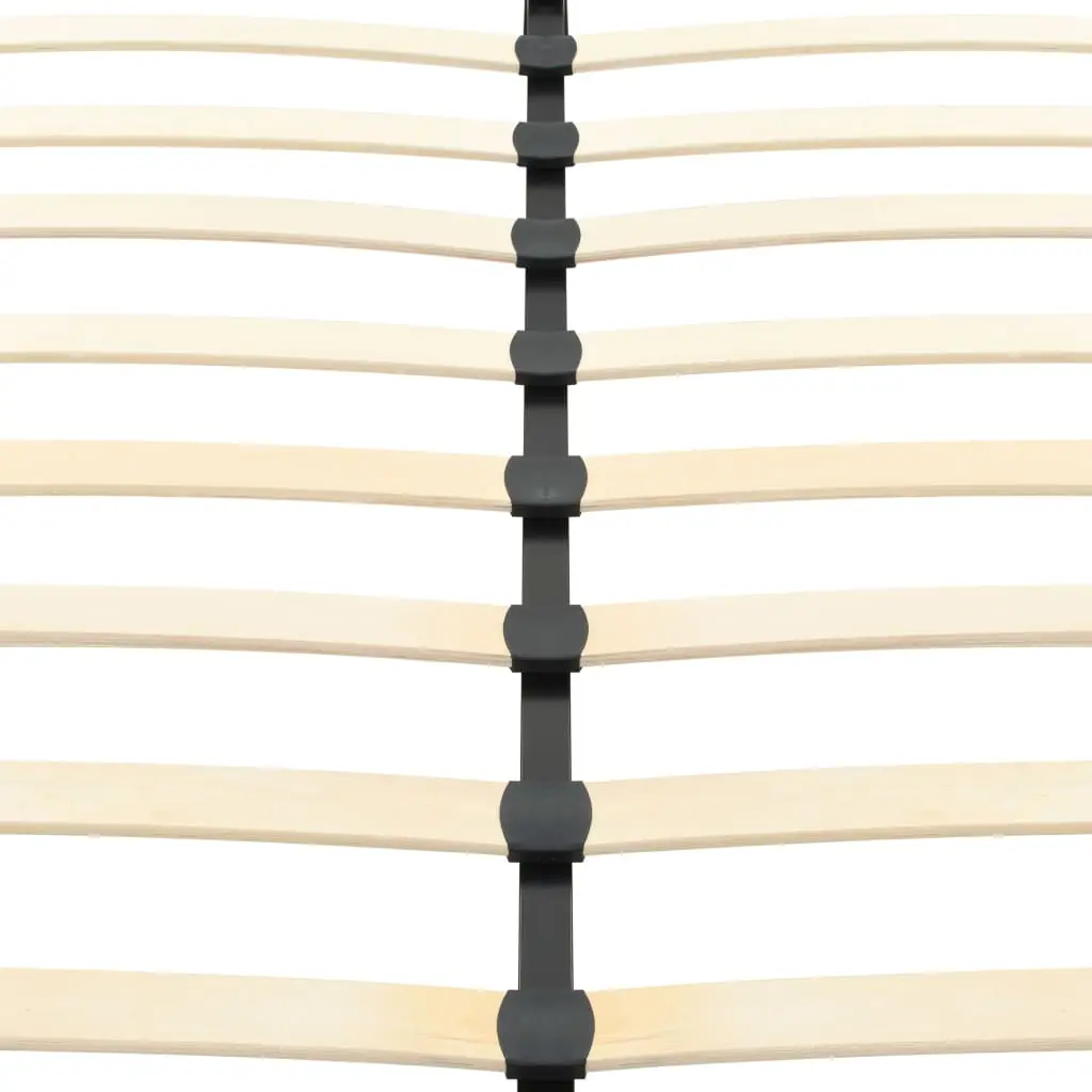 vidaXL Bed Frame White Faux Leather 153×203 cm Queen