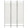 vidaXL 3-Panel Room Divider White 120×180 cm vidaXL 3-Panel Room Divider White 120×180 cm