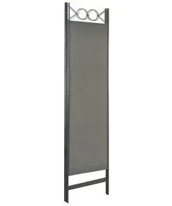 vidaXL 4-Panel Room Divider Anthracite 160×180 cm