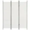 vidaXL 3-Panel Room Divider White 150×180 cm vidaXL 3-Panel Room Divider White 150×180 cm