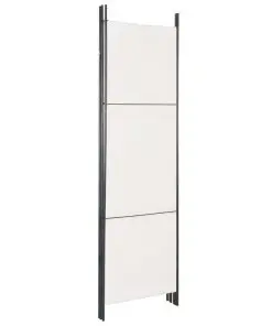 vidaXL 3-Panel Room Divider White 150×180 cm
