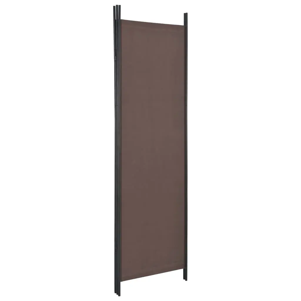 vidaXL 3-Panel Room Divider Brown 150×180 cm