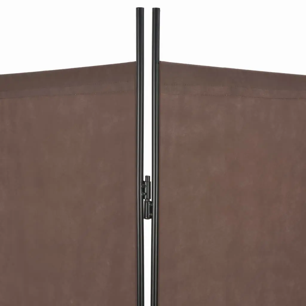 vidaXL 3-Panel Room Divider Brown 150×180 cm