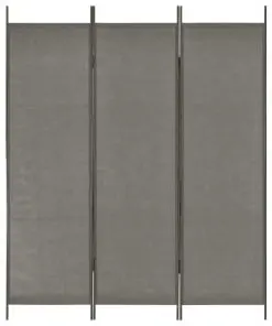 vidaXL 3-Panel Room Divider Anthracite 150×180 cm