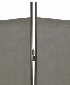 vidaXL 3-Panel Room Divider Anthracite 150×180 cm