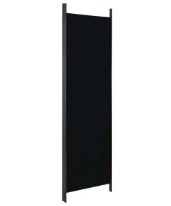 vidaXL 3-Panel Room Divider Black 150×180 cm