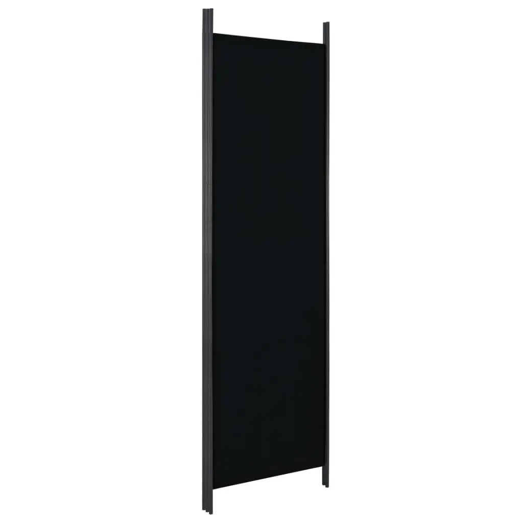 vidaXL 3-Panel Room Divider Black 150×180 cm