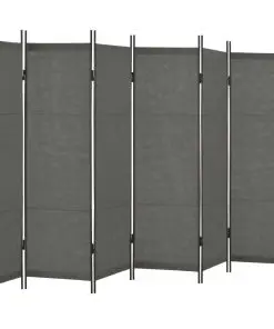 vidaXL 6-Panel Room Divider Anthtracite 300×180 cm