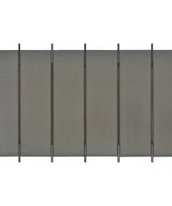 vidaXL 6-Panel Room Divider Anthtracite 300×180 cm