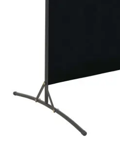 280266 vidaXL 1 Panel Room Divider Black 175×180 cm