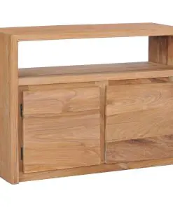 vidaXL Sideboard 80x30x60 cm Solid Teak Wood