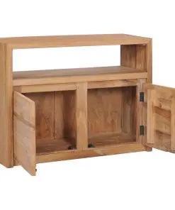 vidaXL Sideboard 80x30x60 cm Solid Teak Wood