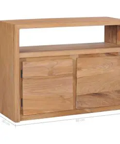 vidaXL Sideboard 80x30x60 cm Solid Teak Wood