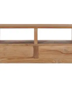 vidaXL TV Cabinet 90x30x40 cm Solid Teak Wood