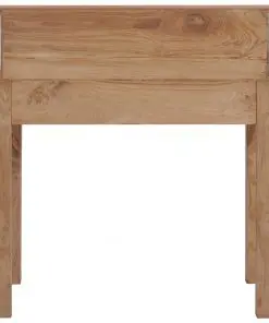 vidaXL Desk 90x50x100 cm Solid Teak Wood