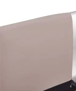 vidaXL Bed Frame Cappuccino Faux Leather Double