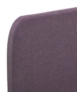 vidaXL Bed Frame Taupe Fabric King Single