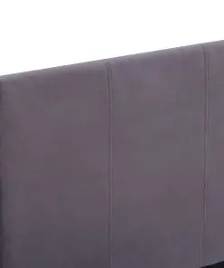 vidaXL Bed Frame Grey Fabric Queen