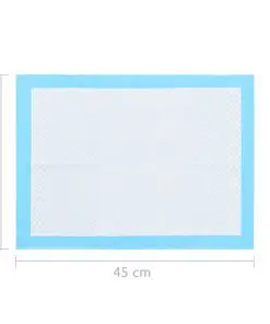 vidaXL Pet Training Pads 200 pcs 45×33 cm Non Woven Fabric