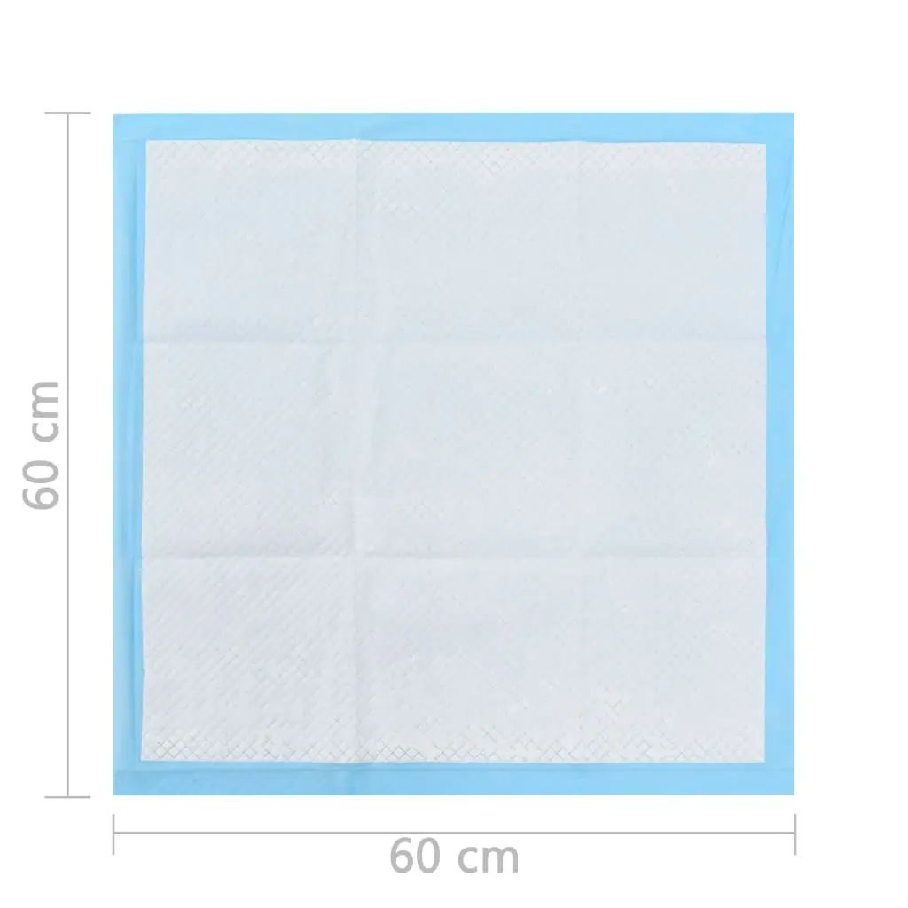 vidaXL Pet Training Pads 100 pcs 60×60 cm Non Woven Fabric