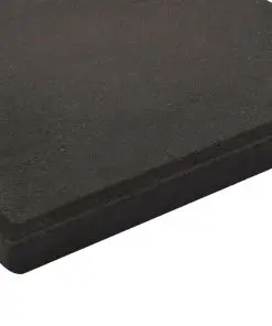 vidaXL Umbrella Weight Plates 4 pcs Black Concrete Square 48 kg