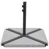 vidaXL Umbrella Weight Plates 4 pcs Grey Granite Triangular 60 kg vidaXL Umbrella Weight Plates 4 pcs Grey Granite Triangular 60 kg