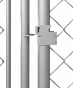 vidaXL Outdoor Dog Kennel with Roof 8x4x2 m