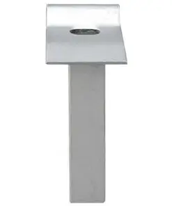 vidaXL Mesh Garden Gate Galvanised Steel 289×150 cm Grey