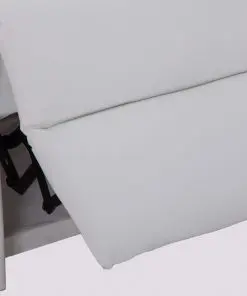 vidaXL Reclining Chair White Faux Leather