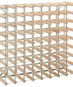 vidaXL Wine Rack for 72 Bottles Solid Pinewood