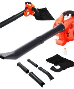 vidaXL 3 in 1 Petrol Leaf Blower 26 cc Orange