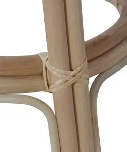 vidaXL Bar Stools 2 pcs Natural Rattan