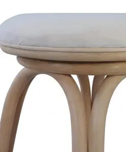 vidaXL Bar Stools 2 pcs Natural Rattan