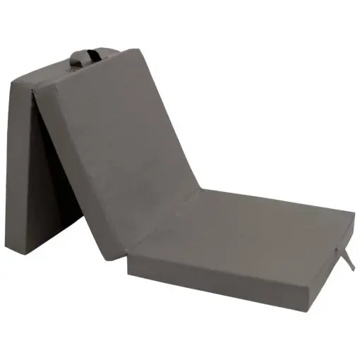 vidaXL Trifold Foam Mattress 190 x 70 x 9 cm Grey