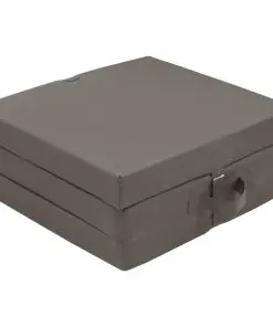 vidaXL Trifold Foam Mattress 190 x 70 x 9 cm Grey