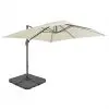 vidaXL Outdoor Umbrella with Portable Base Sand