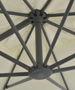 vidaXL Outdoor Umbrella with Portable Base Sand