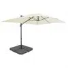 vidaXL Outdoor Umbrella with Portable Base Sand