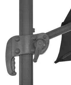 vidaXL Outdoor Umbrella with Portable Base Anthracite