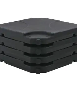 vidaXL Outdoor Umbrella with Portable Base Anthracite