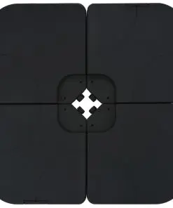 vidaXL Outdoor Umbrella with Portable Base Anthracite