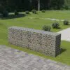 vidaXL Gabion Wall with Covers Galvanised Steel 300x50x100 cm vidaXL Gabion Wall with Covers Galvanised Steel 300x50x100 cm