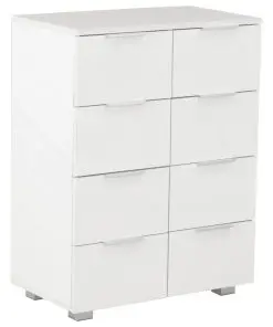 vidaXL Sideboard High Gloss White 60x35x76 cm Chipboard