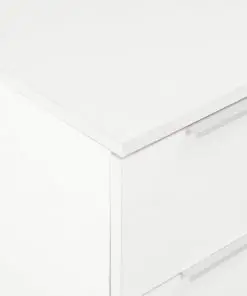 vidaXL Sideboard High Gloss White 60x35x76 cm Chipboard