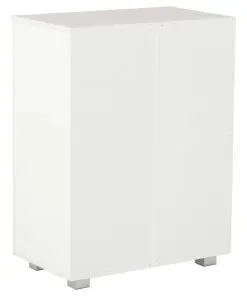 vidaXL Sideboard High Gloss White 60x35x76 cm Chipboard