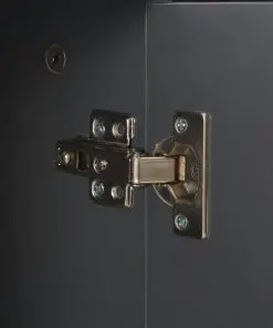 vidaXL Sideboard High Gloss Grey 71x35x76 cm Chipboard