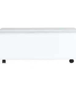 vidaXL Coffee Table High Gloss White 100x100x35 cm