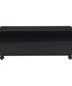 vidaXL Coffee Table High Gloss Black 100x100x35 cm
