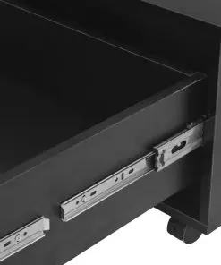 vidaXL Coffee Table High Gloss Black 100x100x35 cm