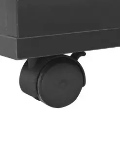 vidaXL Coffee Table High Gloss Black 100x100x35 cm